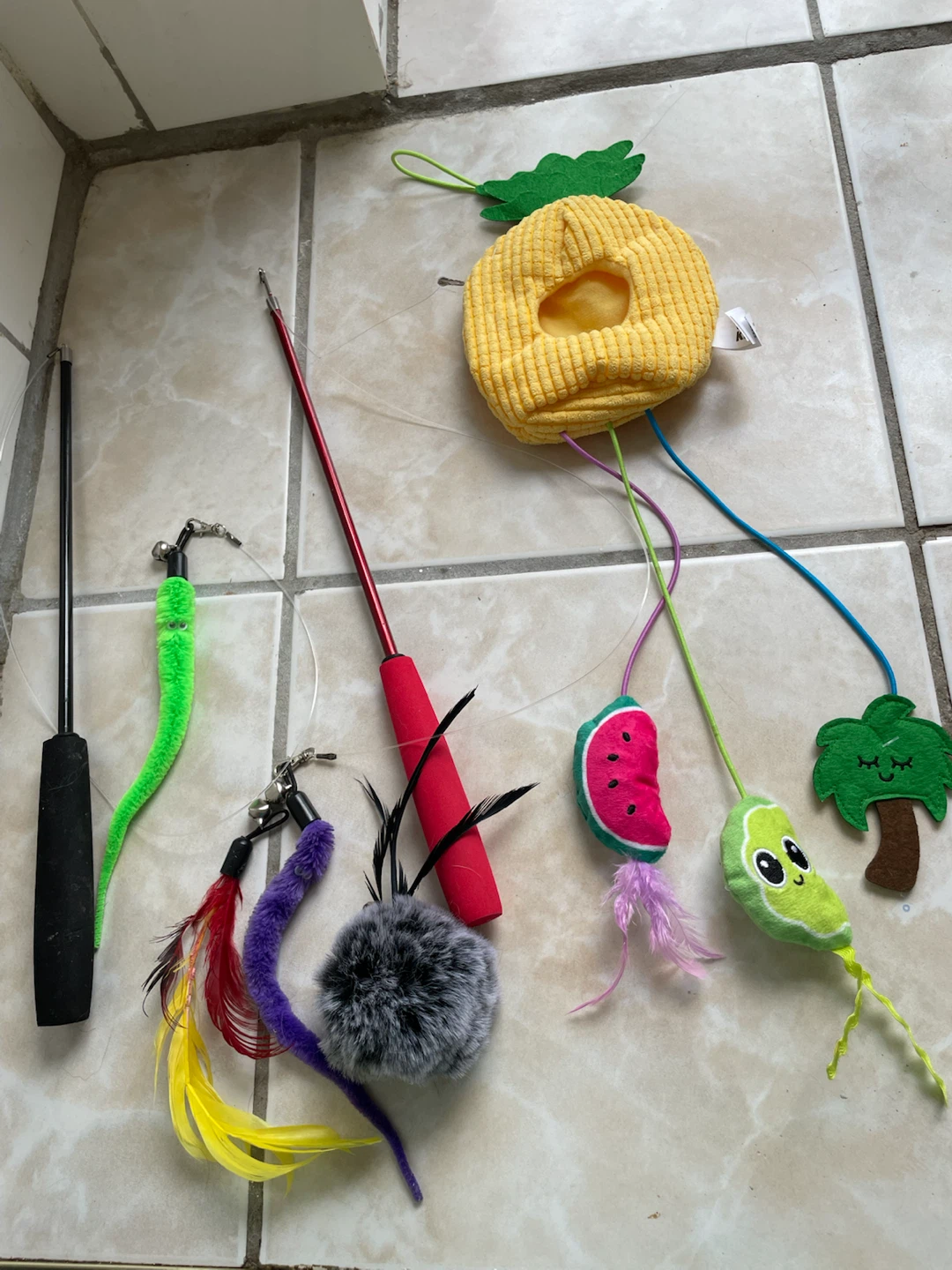 Cat Wands/Teaser Toys Lot