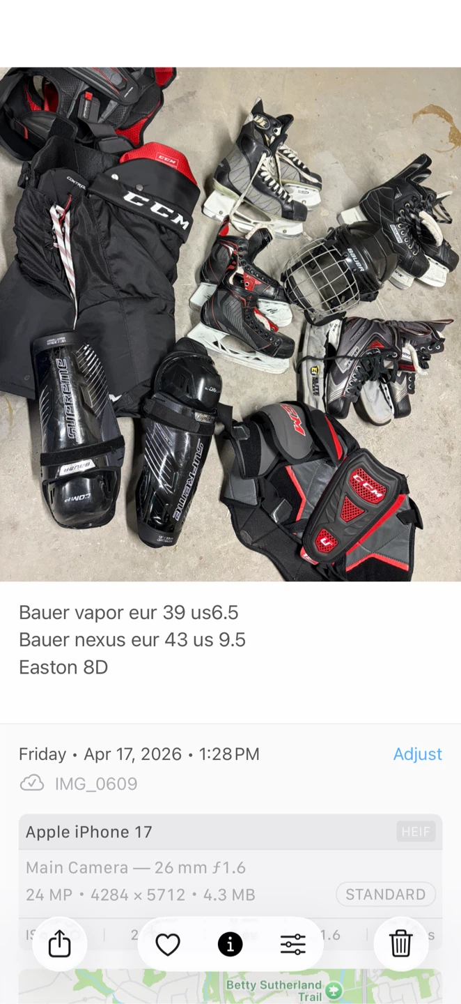 Hockey Gear Bundle - Bauer, CCM, Easton - photo 3