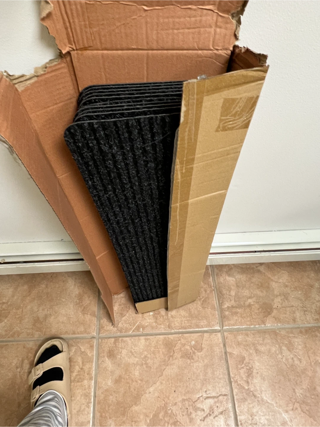 Stair Treads Charcoal Gray Set