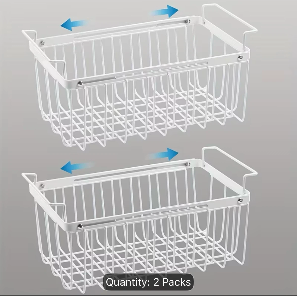 Freezer Organizer Bins 2 pcs