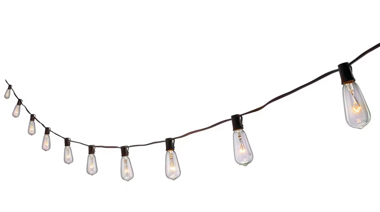 3m garden string lights with classic Edison-style bulbs - photo 2
