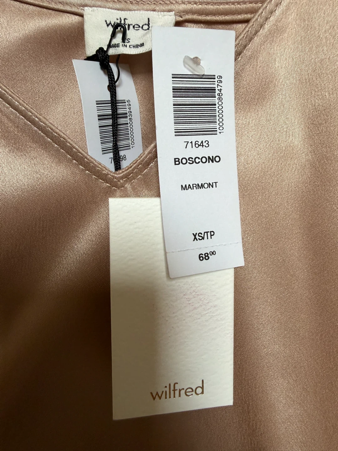 Aritzia/Wilfred satin camisole New with tags - photo 5