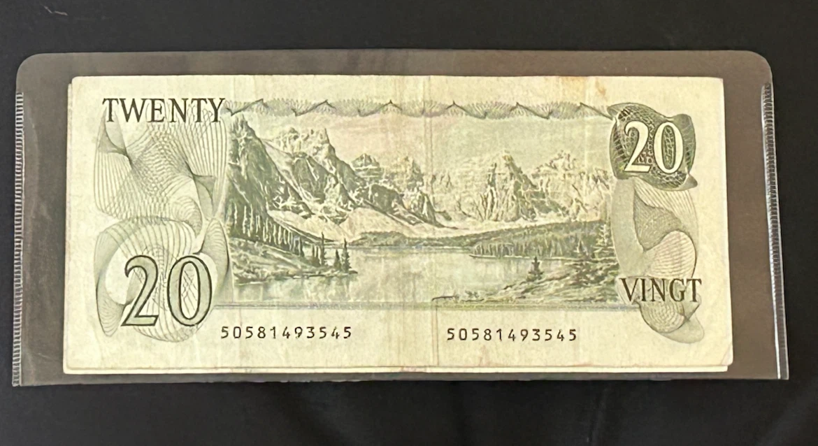 Bank of Canada 20 Dollar Bill - 1979 - photo 2