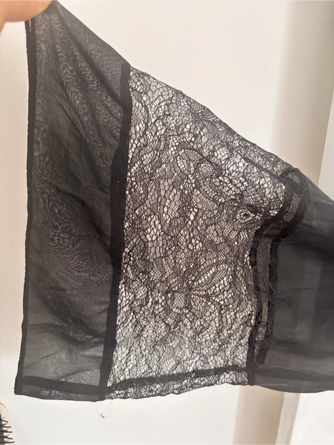 Silk Lace Sleeve Dress - photo 4
