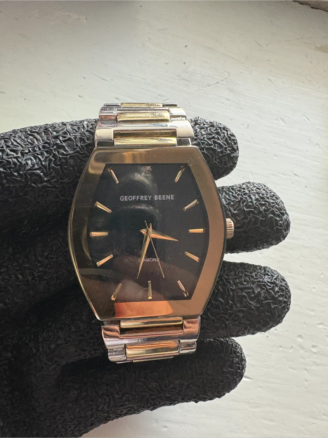 Geoffrey Beene Diamond Watch