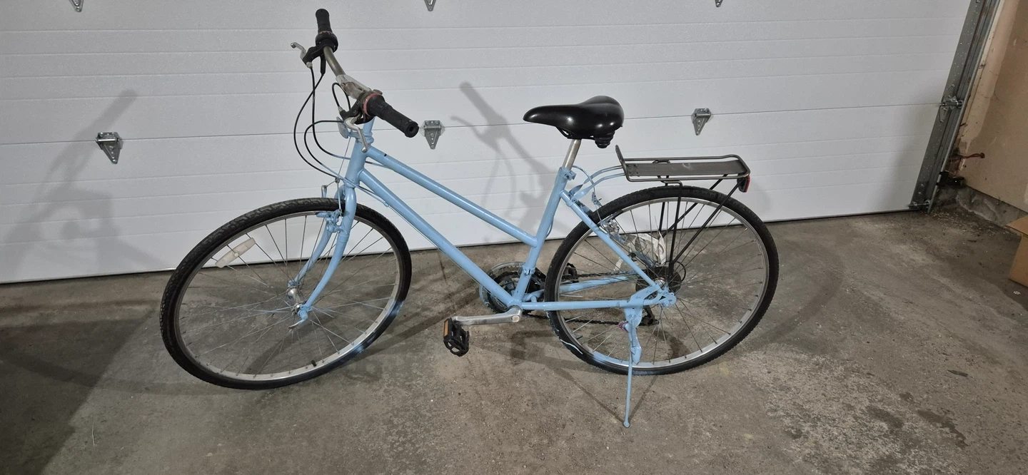 Bicycle with Rear Rack