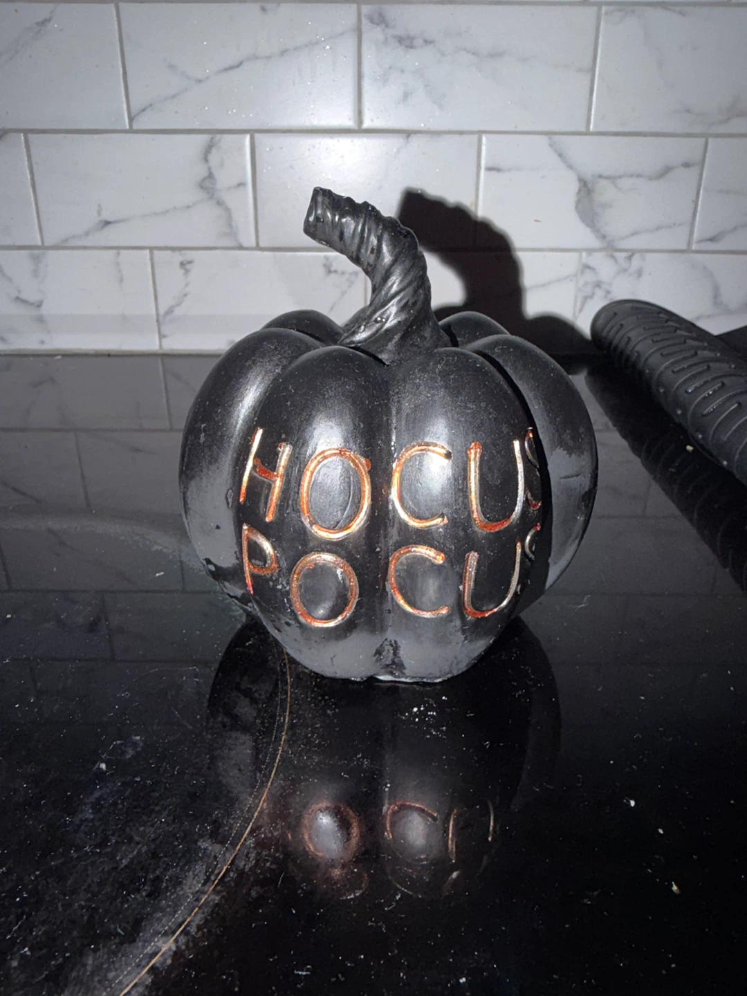 Black Hocus Pocus Pumpkin Decor