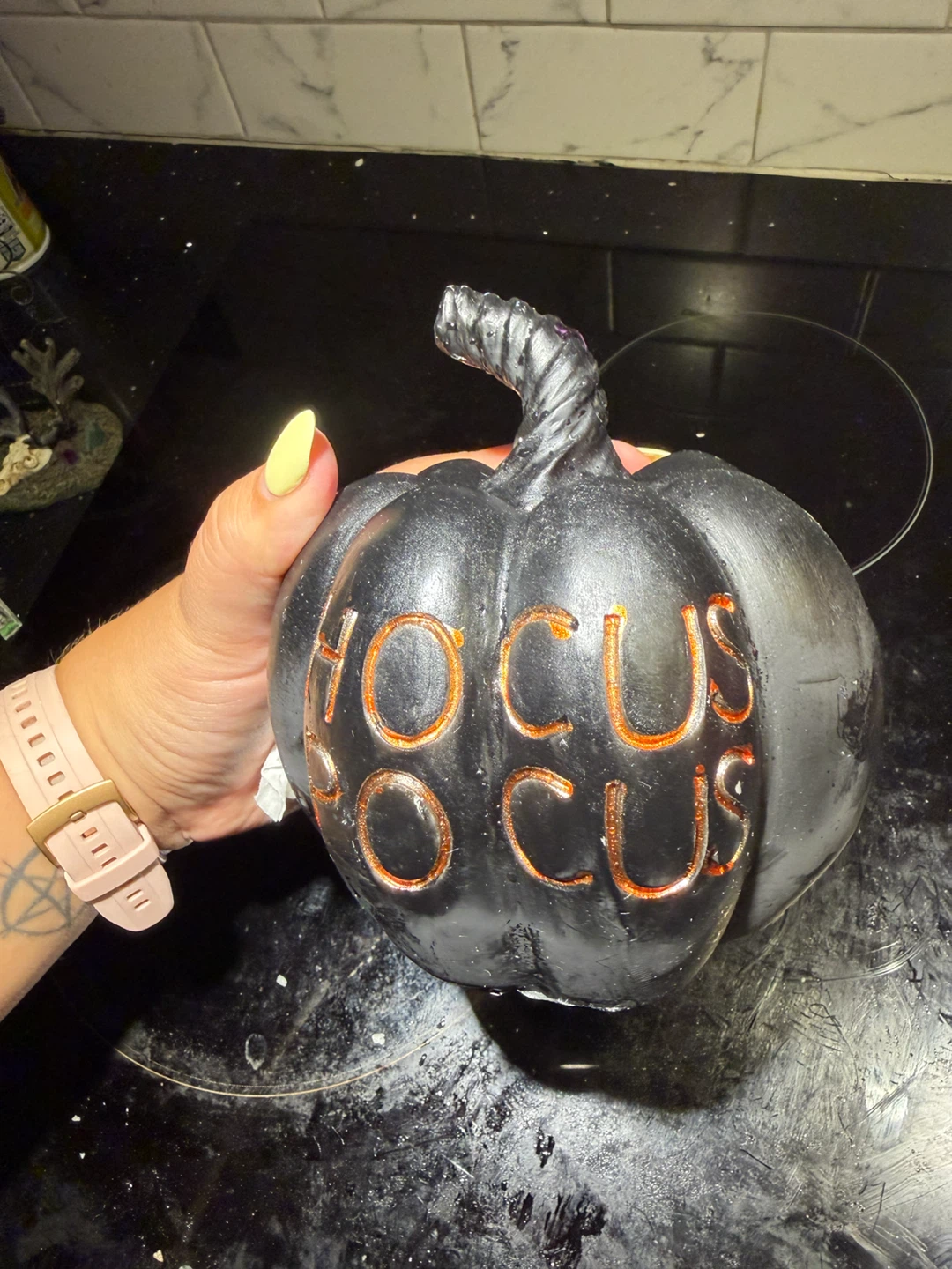 Black Hocus Pocus Pumpkin Decor - photo 2