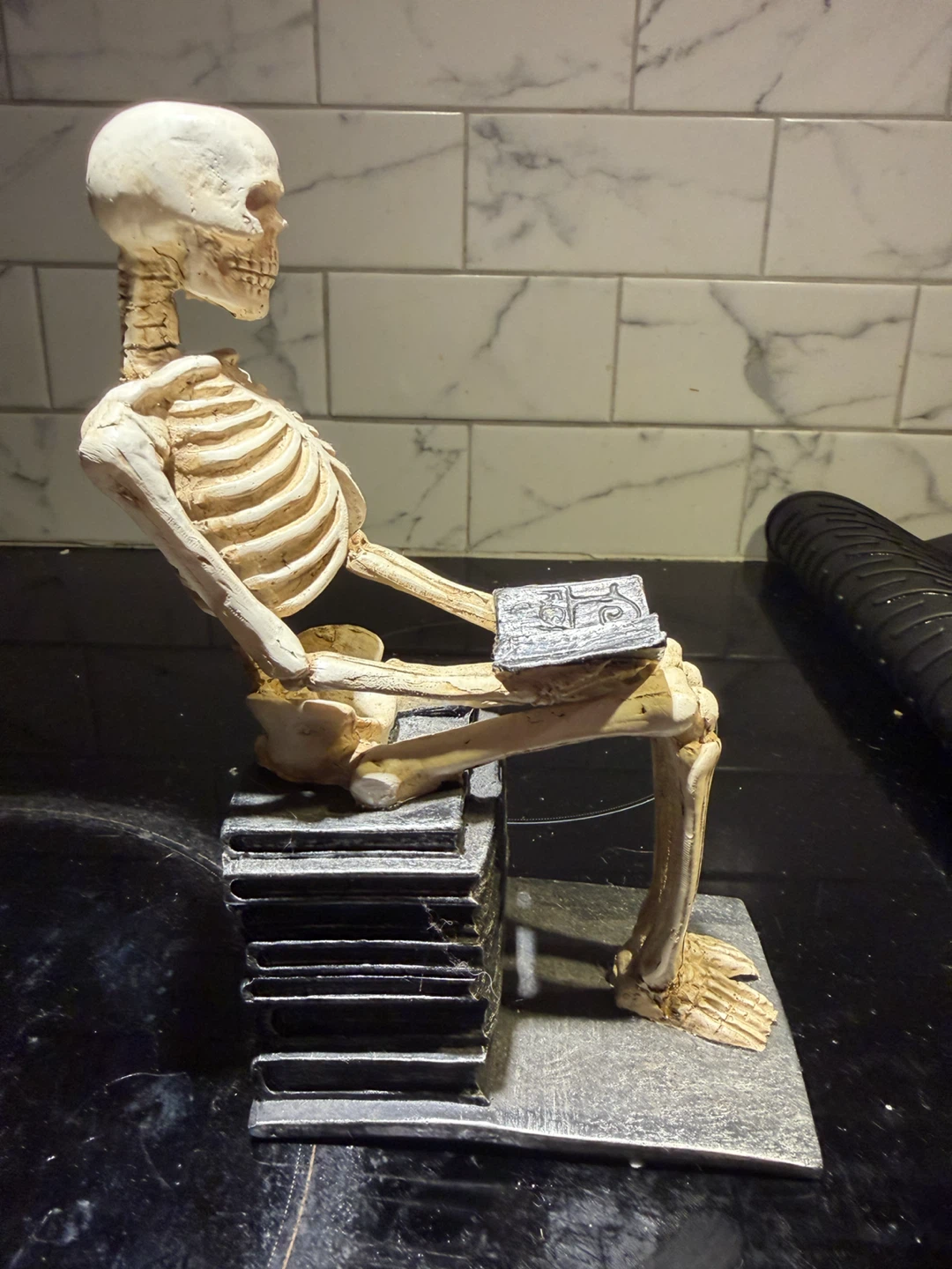 Ashland Halloween Skeleton Bookend Decor - photo 2