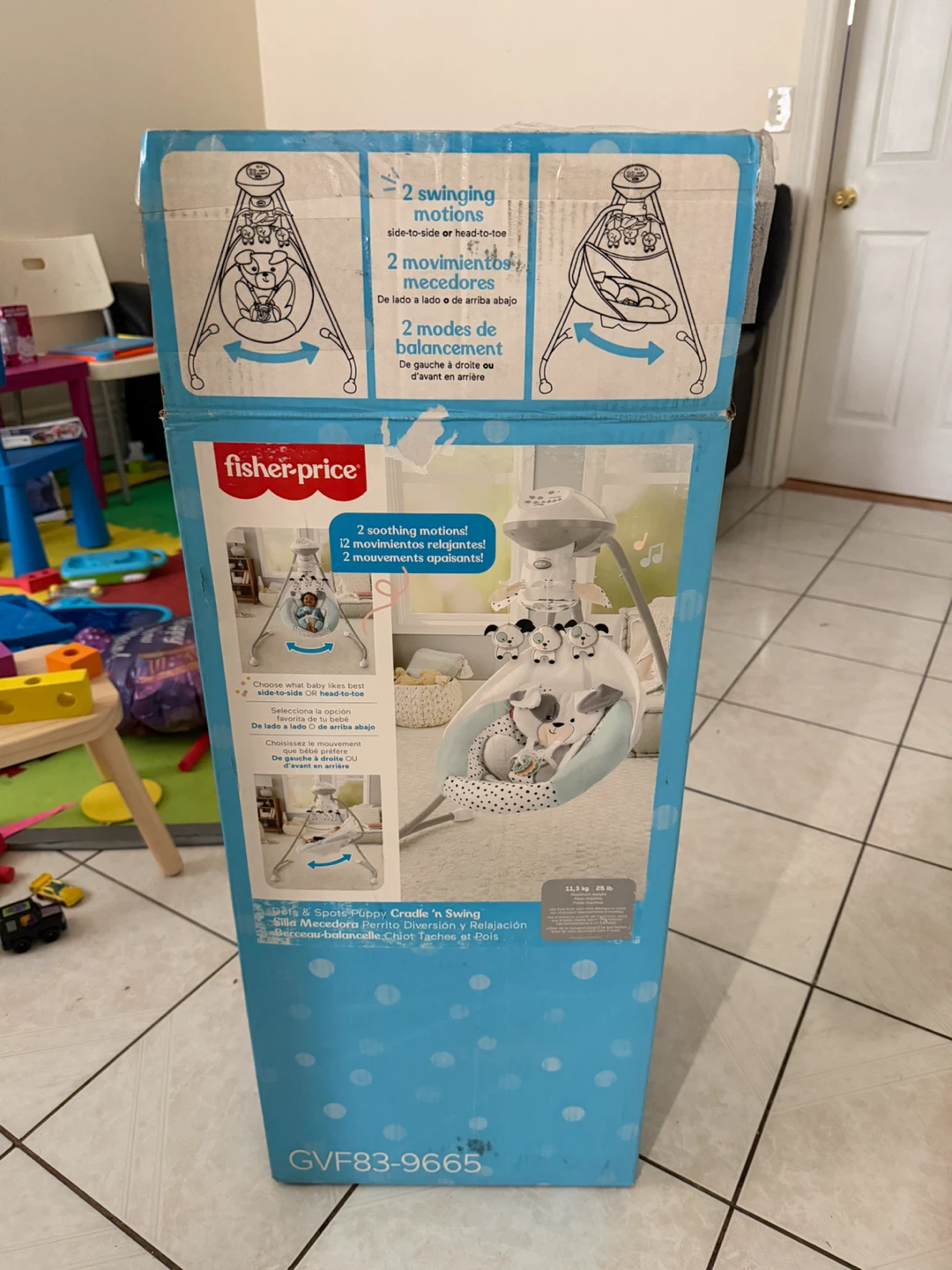 Fisher-Price Puppy Cradle 'n Swing/baby swing - photo 5