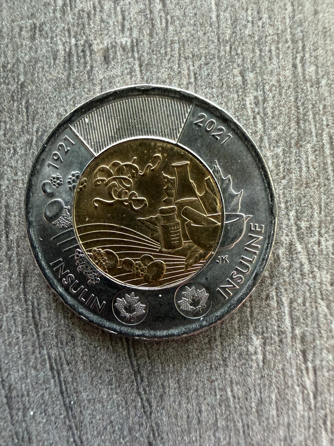 2021 Canada 2 Dollar Coin - Insulin