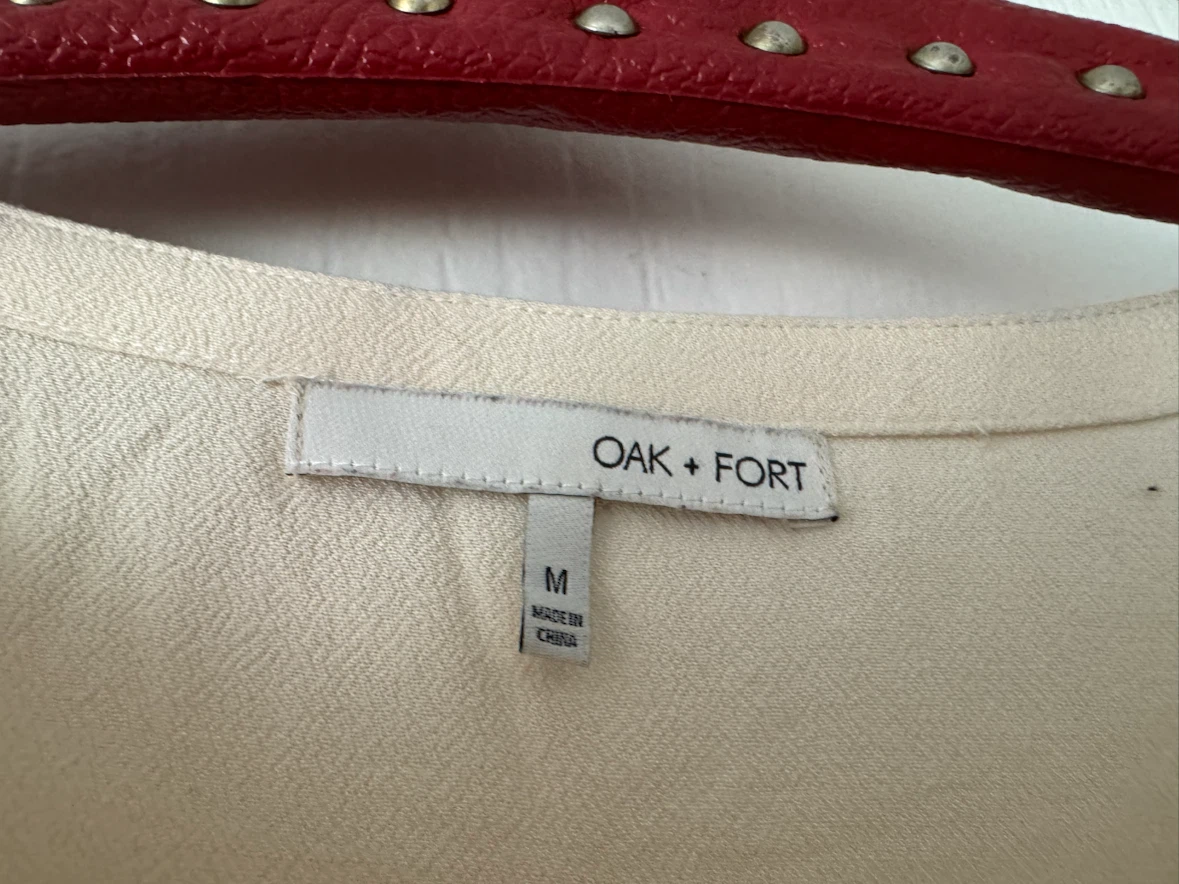 OAK + FORT Cream Top - Medium - photo 3