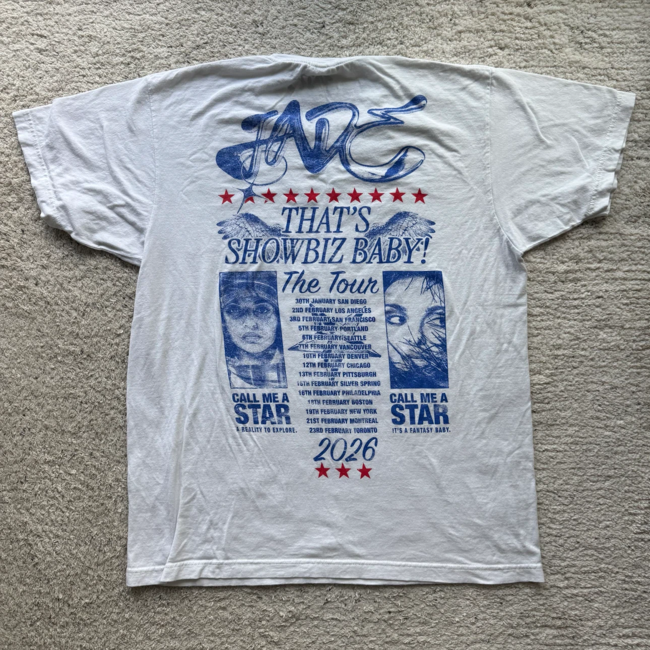 Jade Thirlwall T-Shirt That’s Showbiz Baby Tour - photo 2