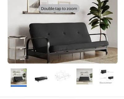 Black Futon Sofa