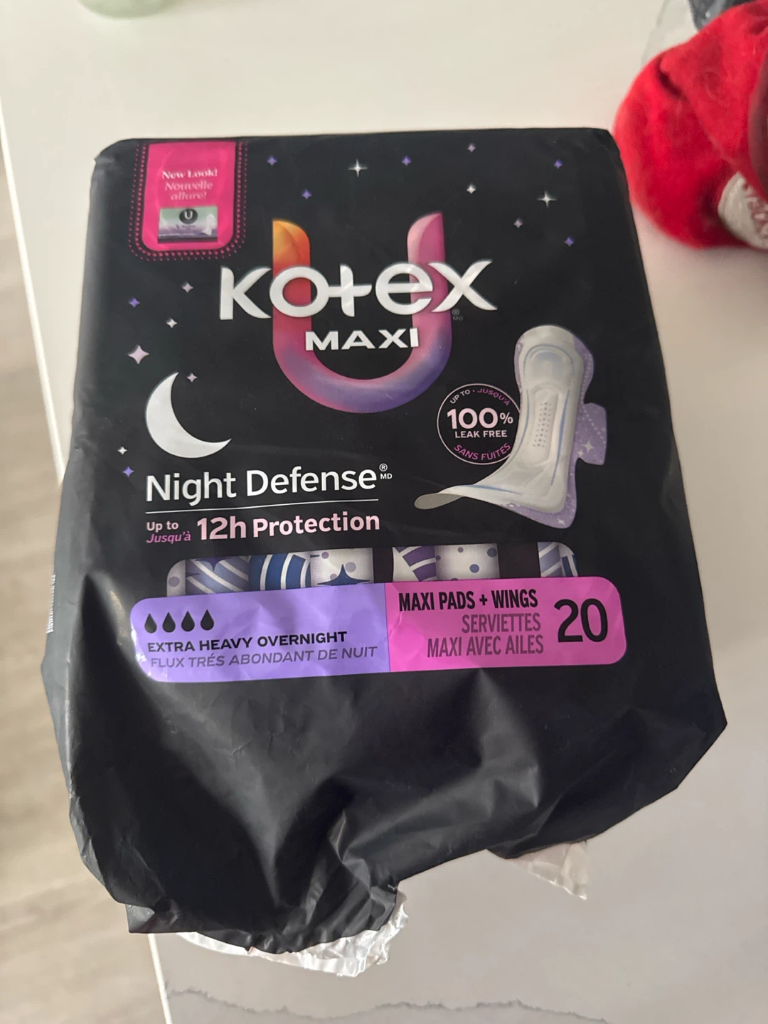 Kotex Maxi Night Defense Pads with Wing