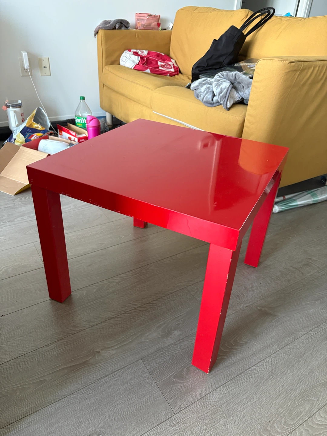 Red Square Side Table - IKEA