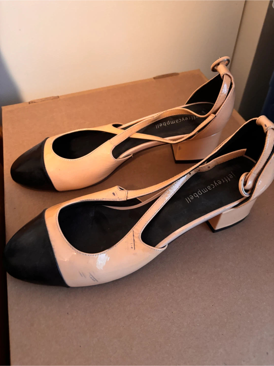 Jeffrey Campbell Two-Tone Cap Toe Heels - photo 2
