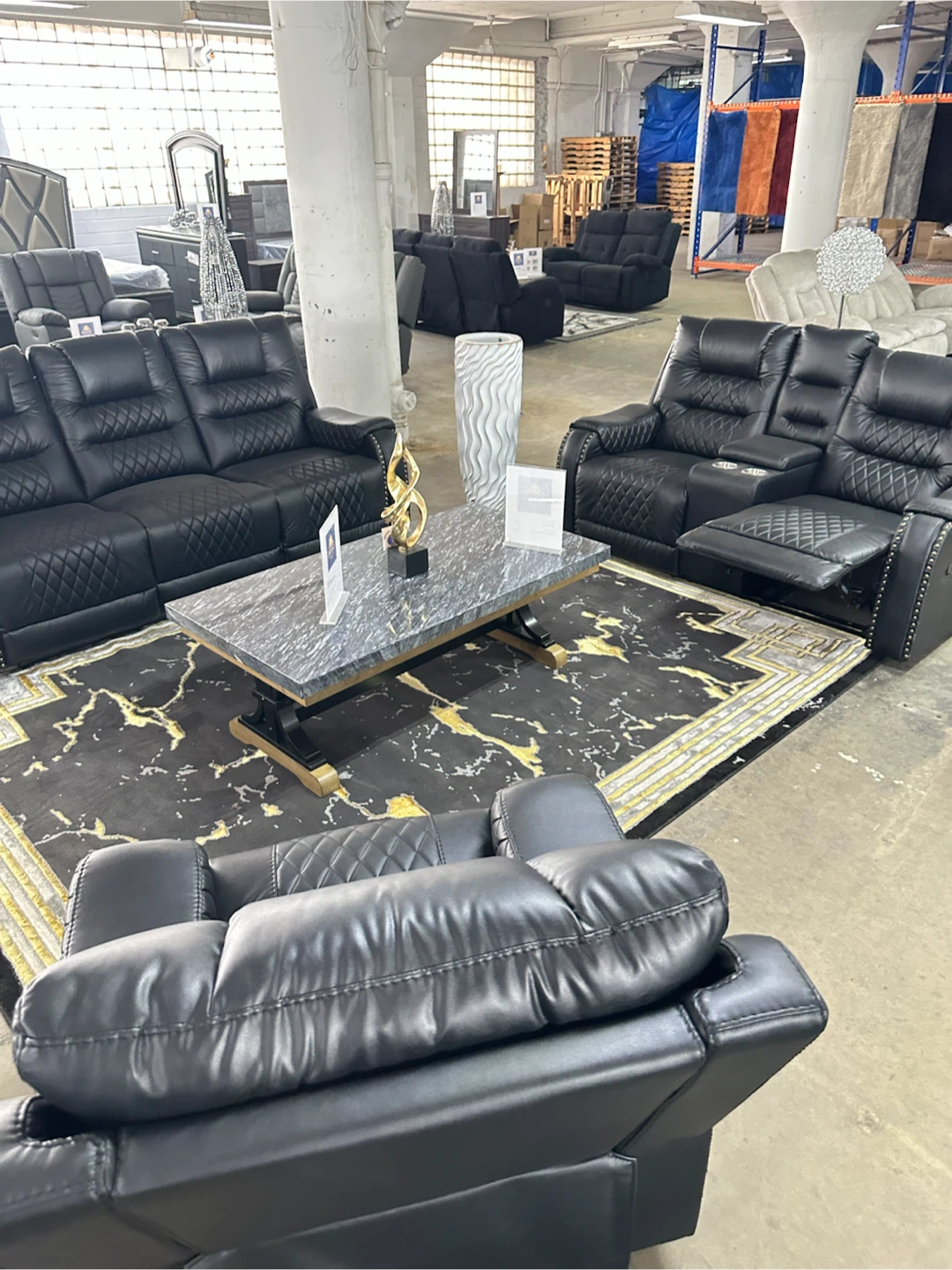 Sofa + loveseat + recliner
