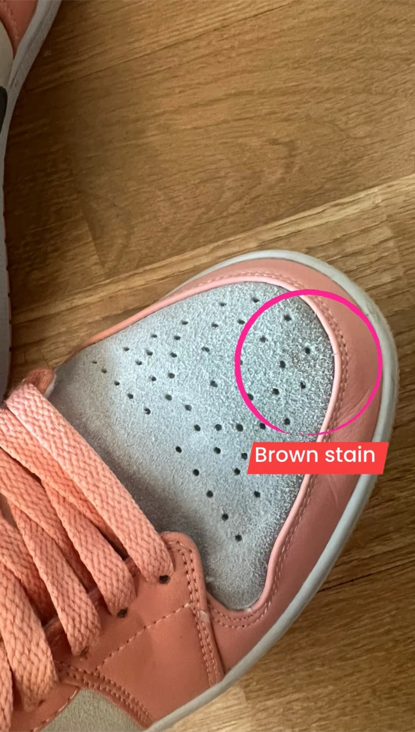 Air Jordan 1 Low SE Pink Grey Sneakers - photo 5