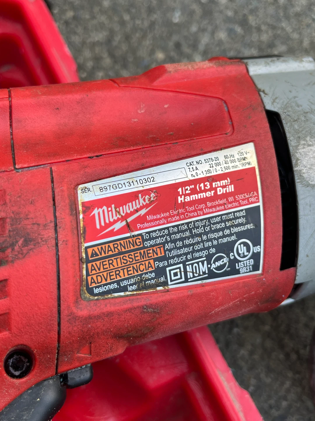 Milwaukee 1/2" Hammer Drill with Case - photo 3