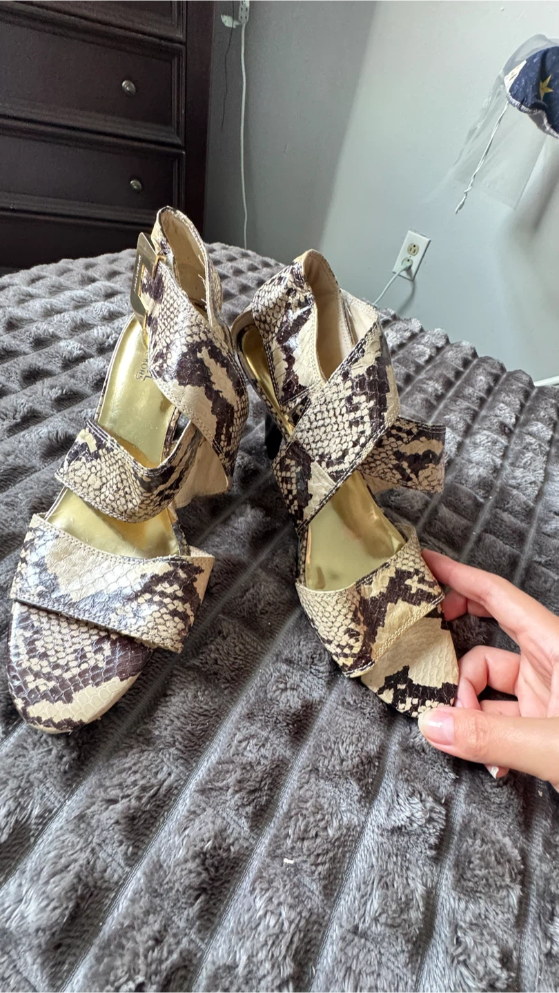 Michael Kors Snakeskin Heels