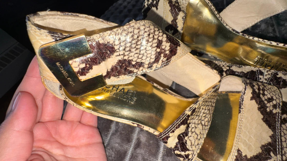Michael Kors Snakeskin Heels - photo 4