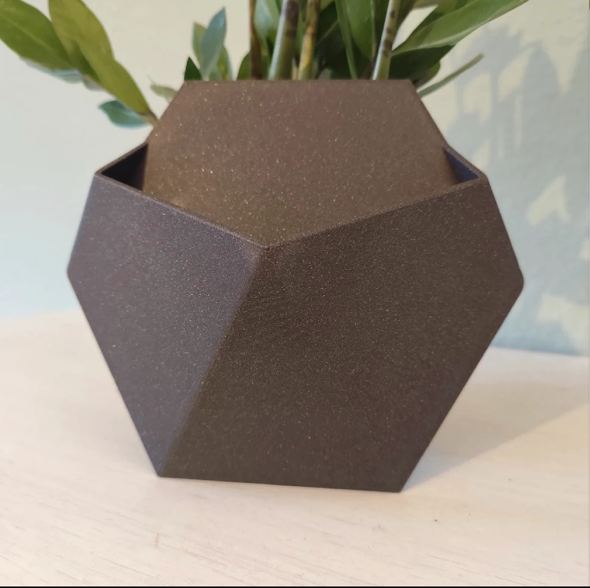 Geometric Hexagonal Wall Planters (Set of 2)