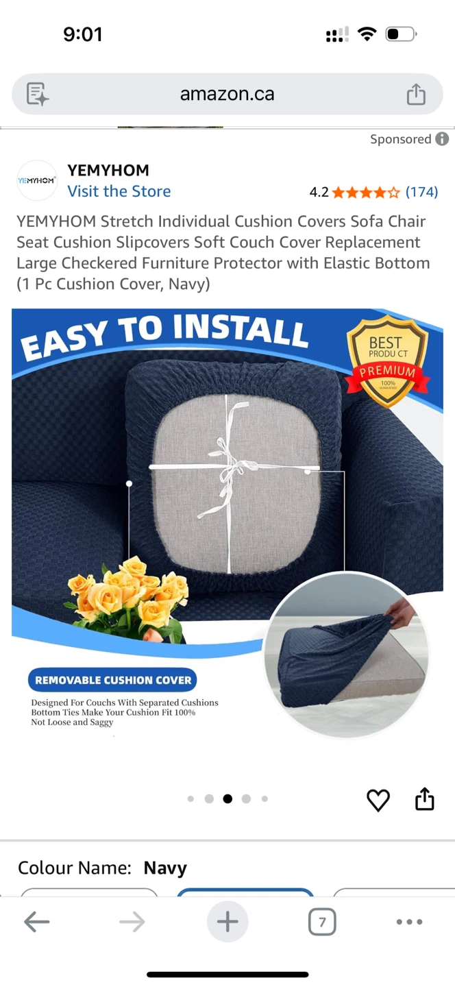 Loveseat sofa cover