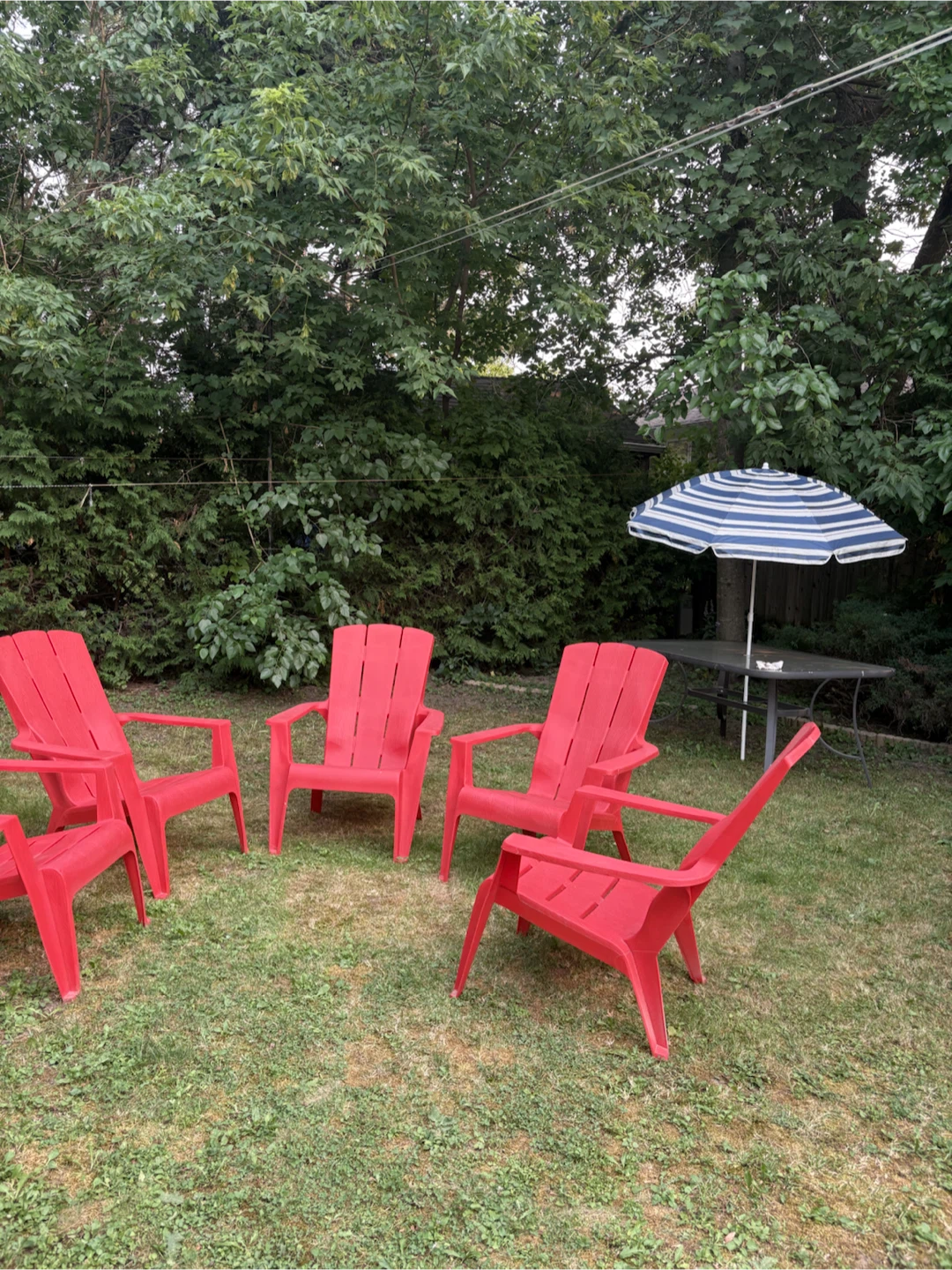 Red Adirondack Chairs - photo 2