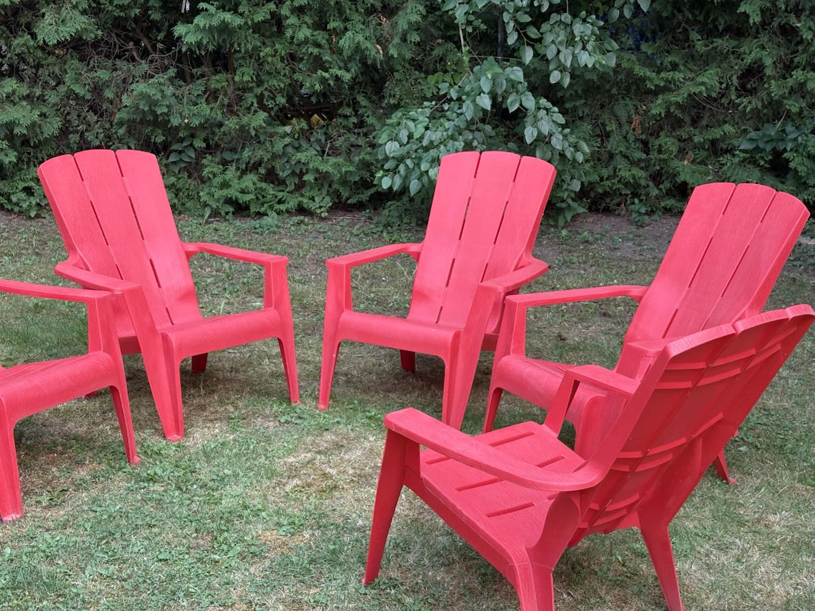 Red Adirondack Chairs - photo 5
