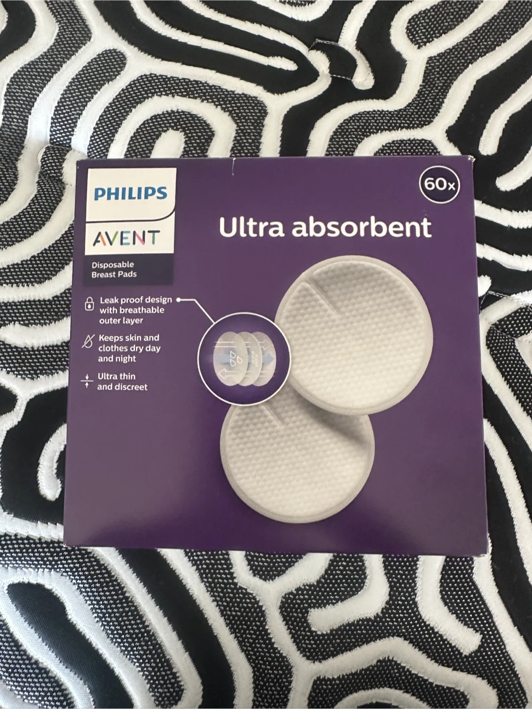 Philips Avent Ultra Absorbent Disposable Breast Pads (60x)