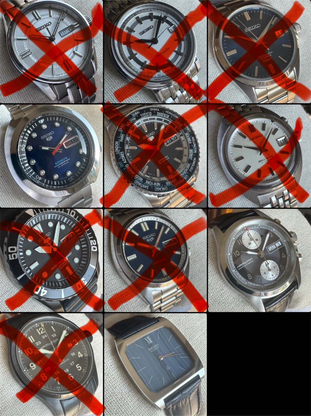 Watch collection for sale
