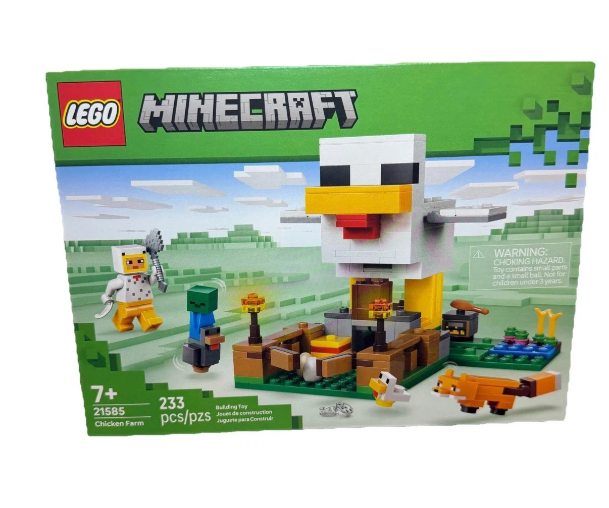 LEGO Minecraft Chicken Farm Building Toy 21585