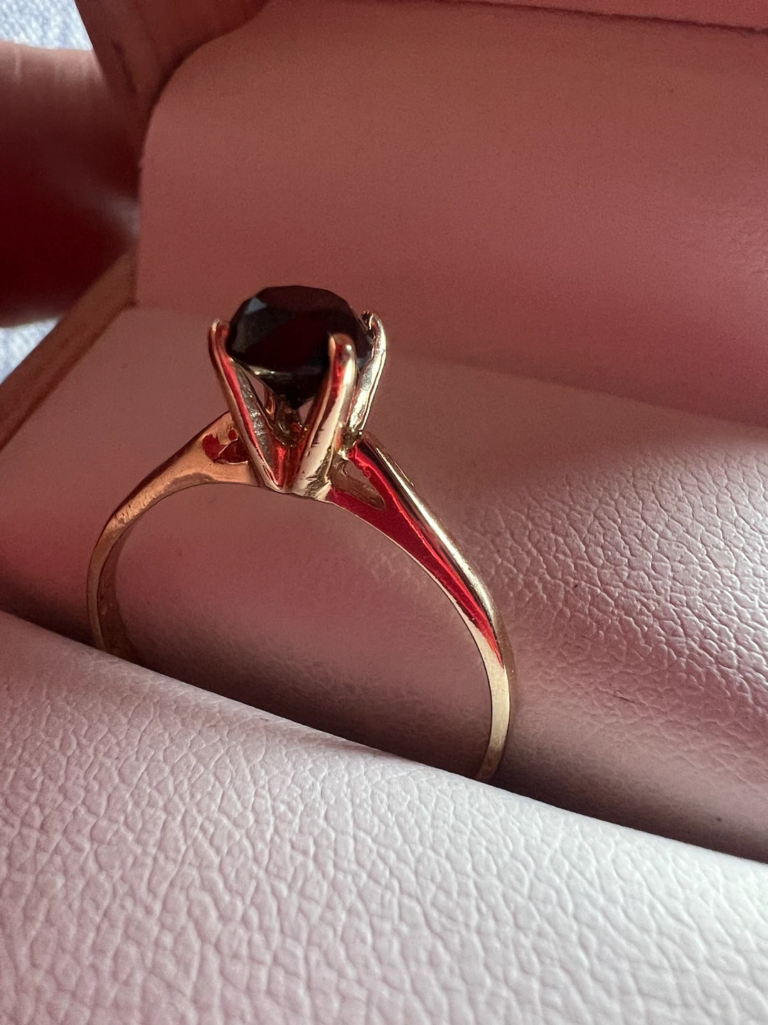 10K Ring with black diamond 0.40 carat - photo 2