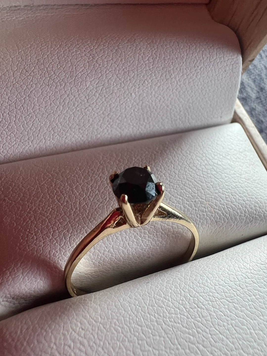 10K Ring with black diamond 0.40 carat - photo 3