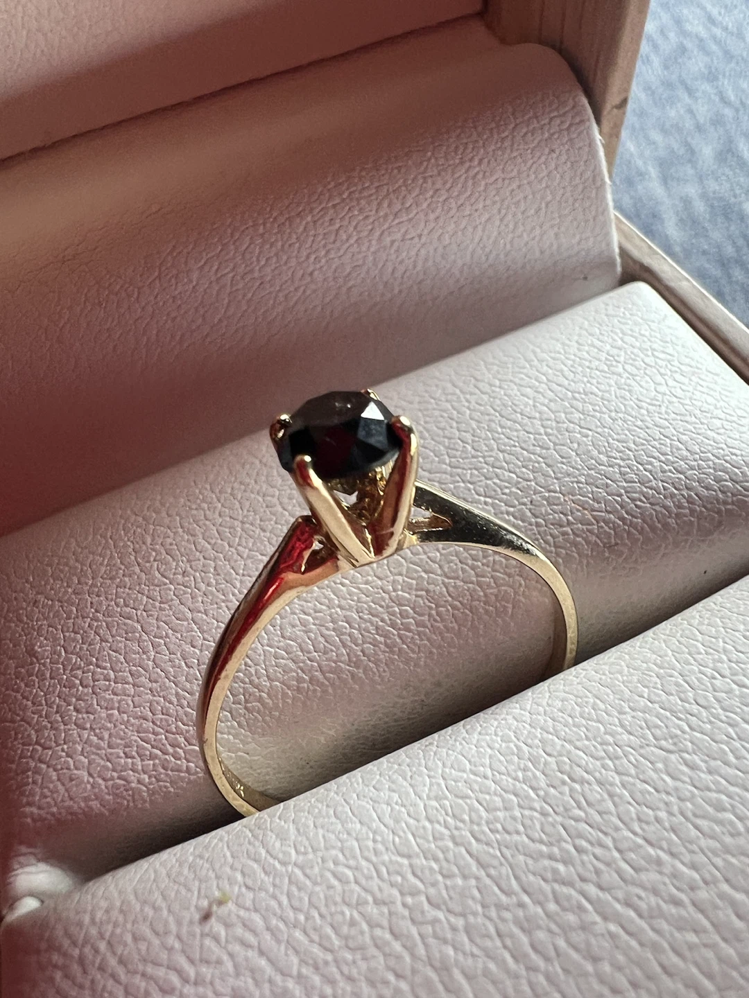 10K Ring with black diamond 0.40 carat - photo 4