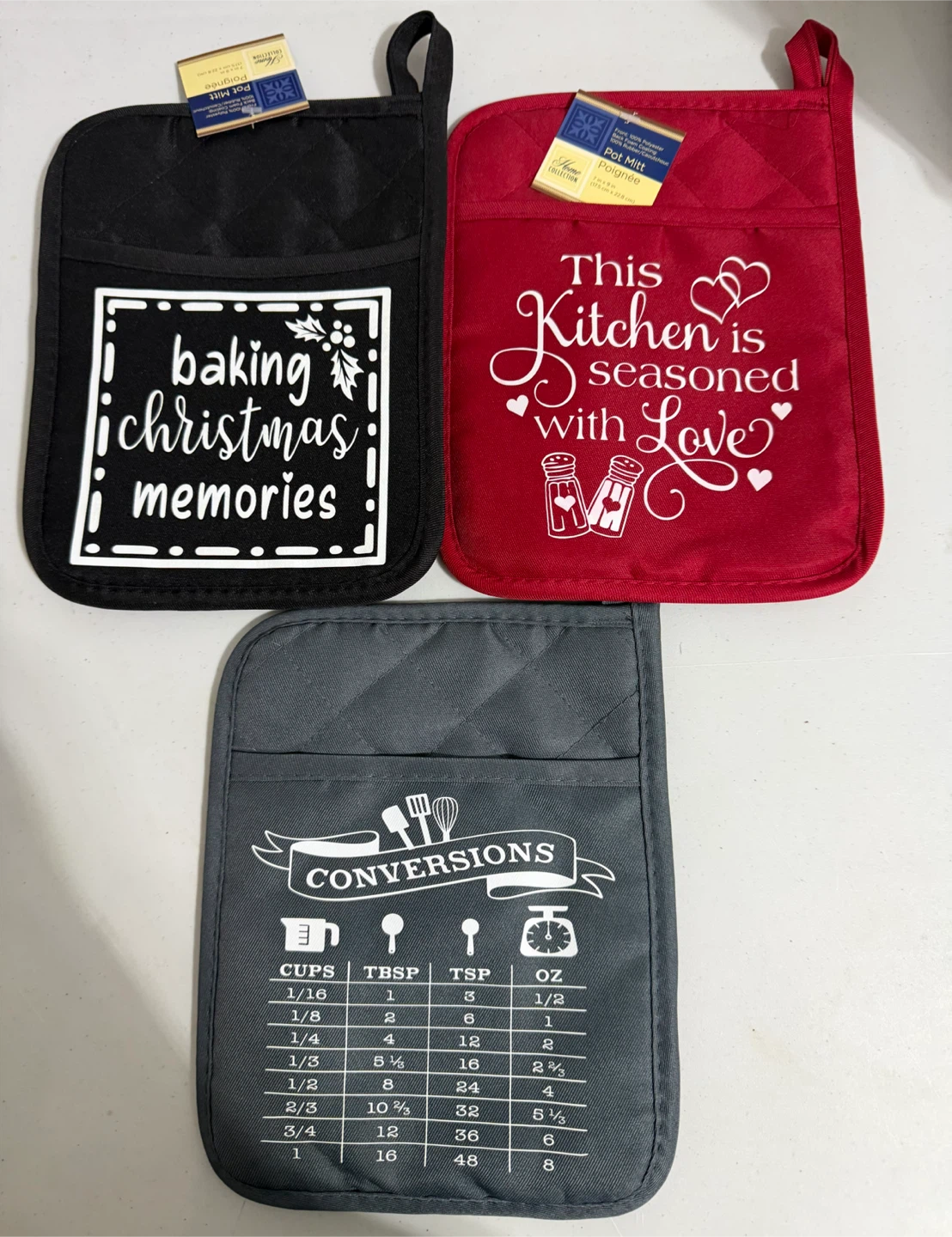 Pot Mitts  - Christmas & Conversions