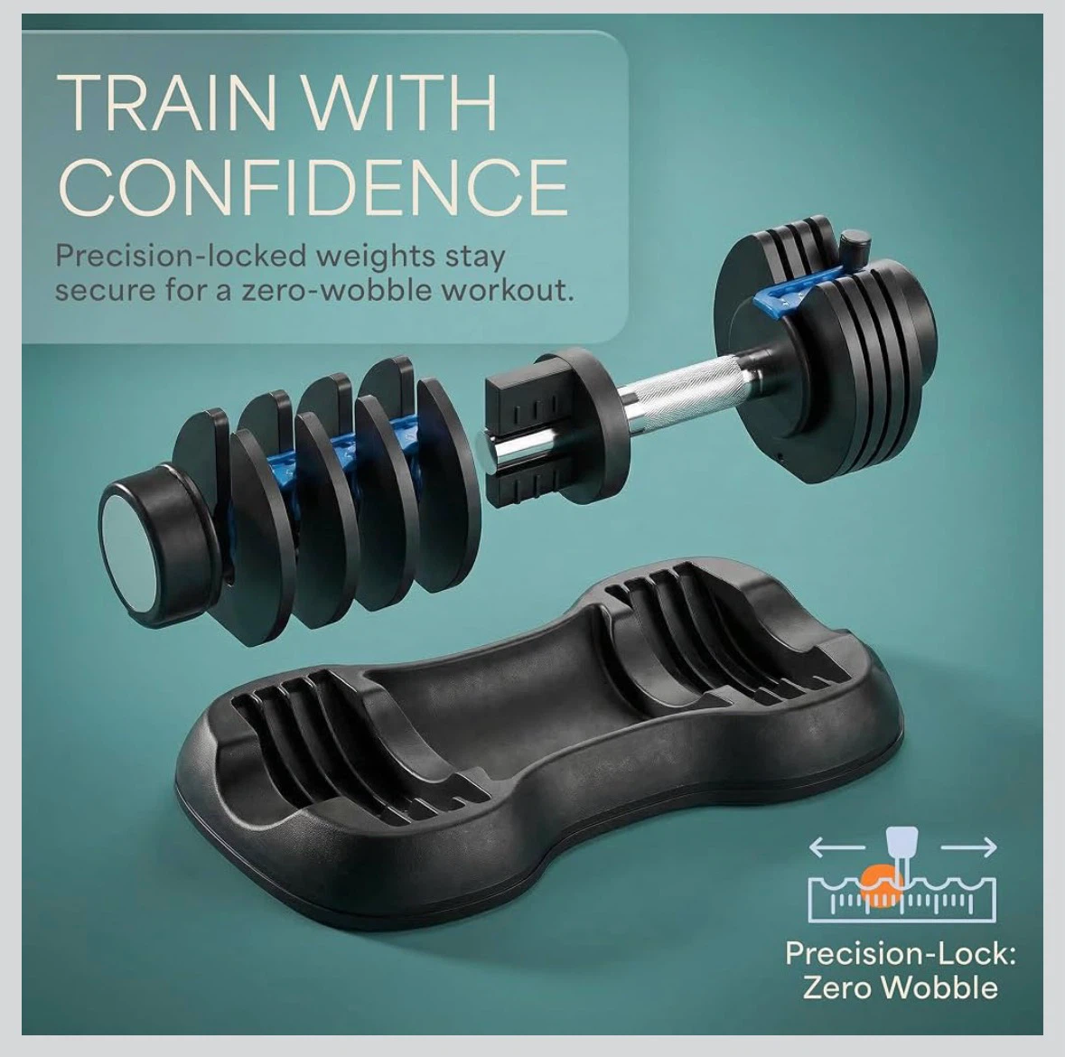Lifepro 5-in-1 Adjustable Dumbbell Set (5-25 lbs) - photo 2