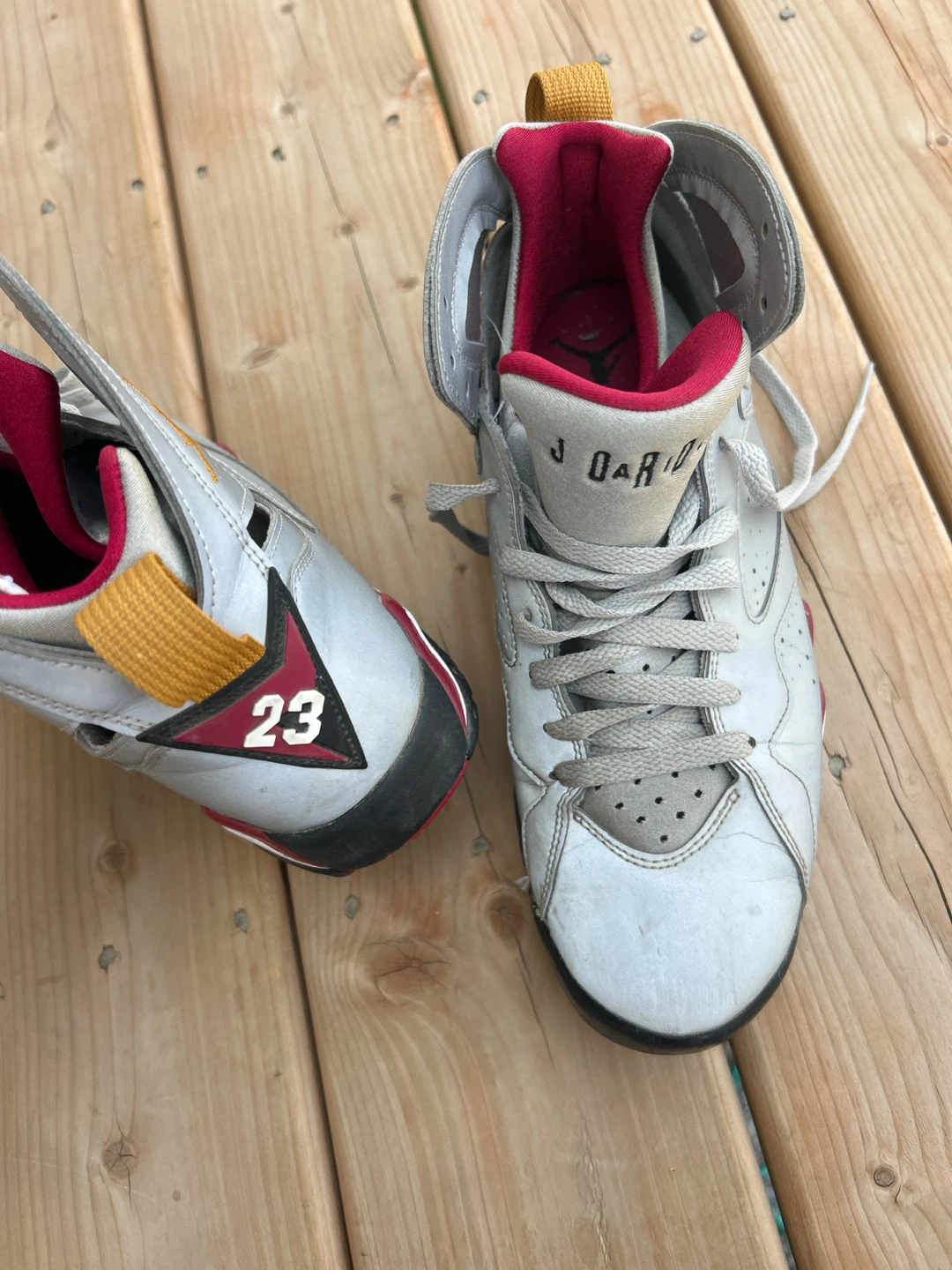 Air Jordan 7 Retro “Cardinal” 2019 – Size 9 US – Good Condition - photo 4