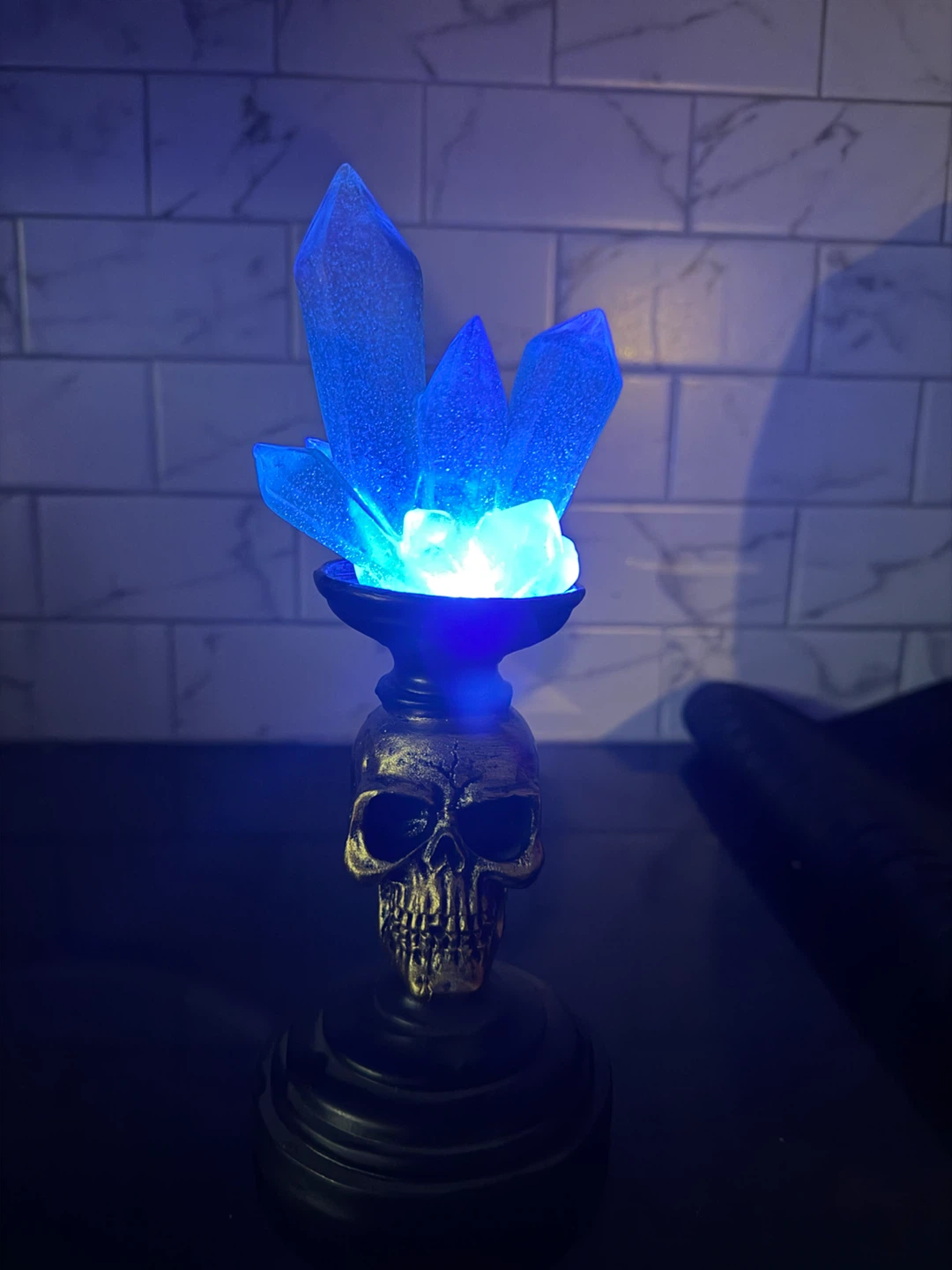 Crystal Skull LED Lamp