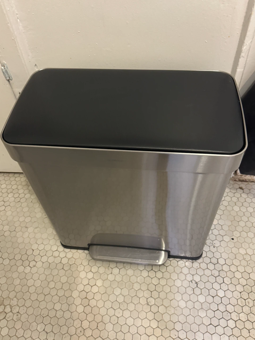 Stainless steel Trash and recycling can. - photo 4