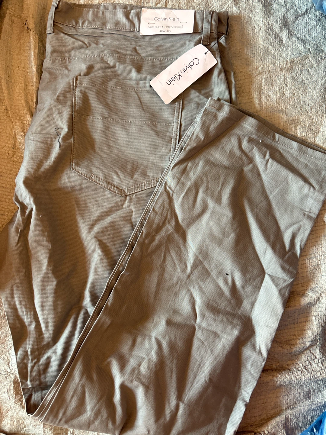 Calvin Klein Stretch Slim Fit Pants - 40W 32L - photo 2
