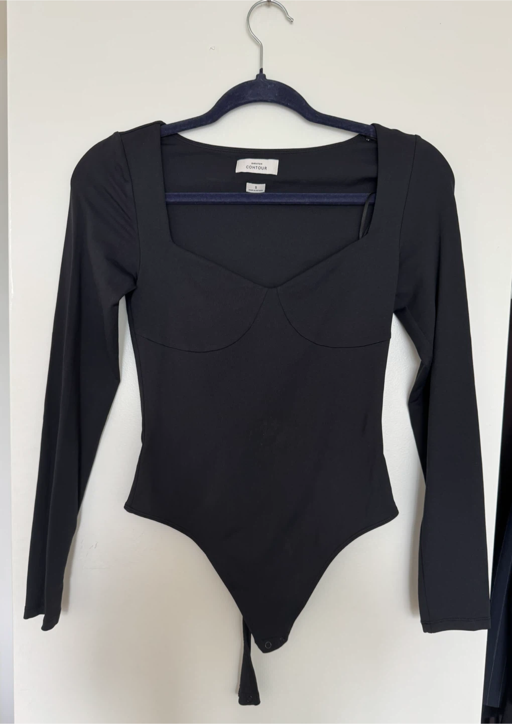 Babaton Contour Long Sleeve Bodysuit Black