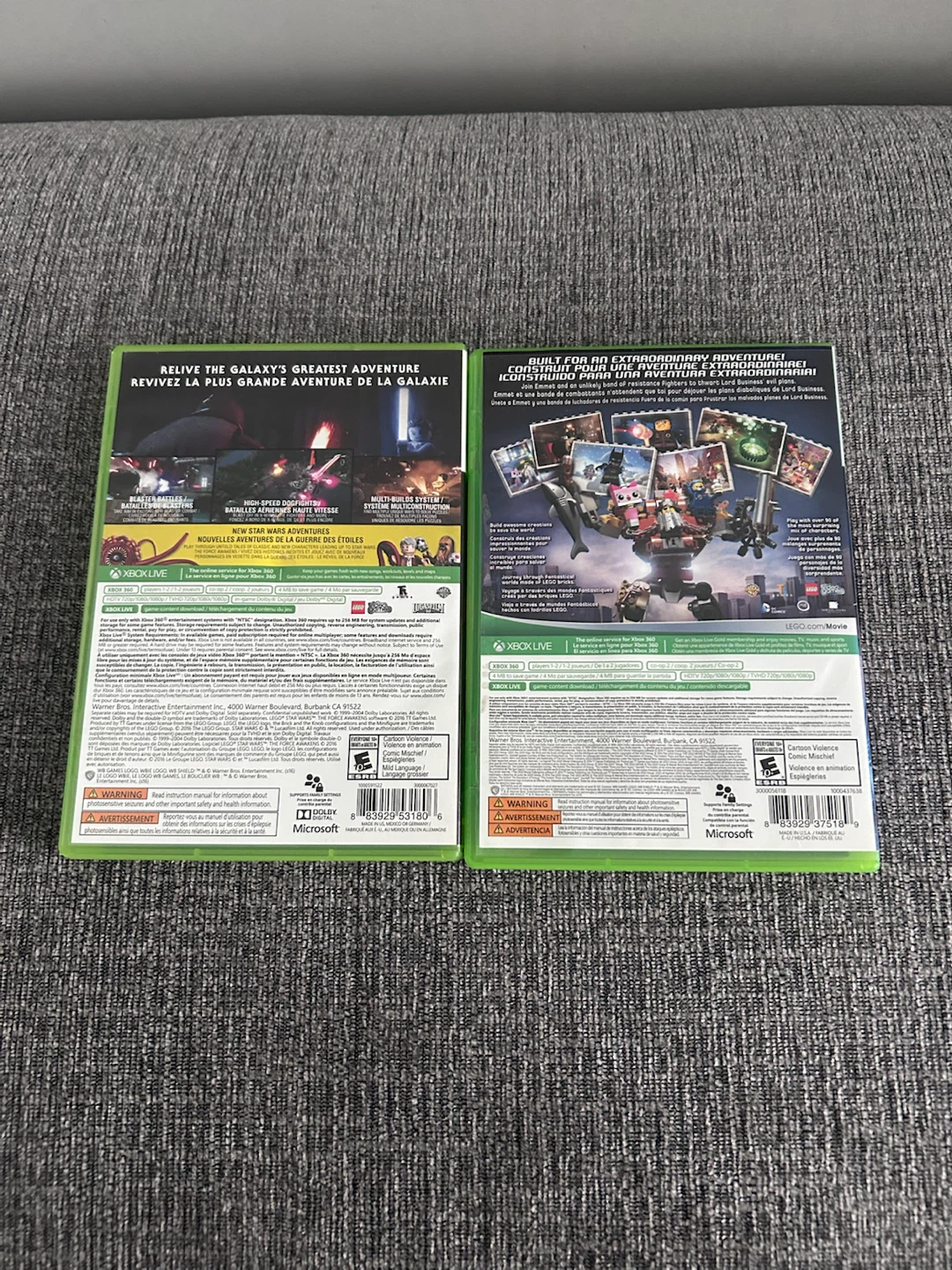 Xbox 360 Video Games - LEGO Star Wars & LEGO Movie - photo 2