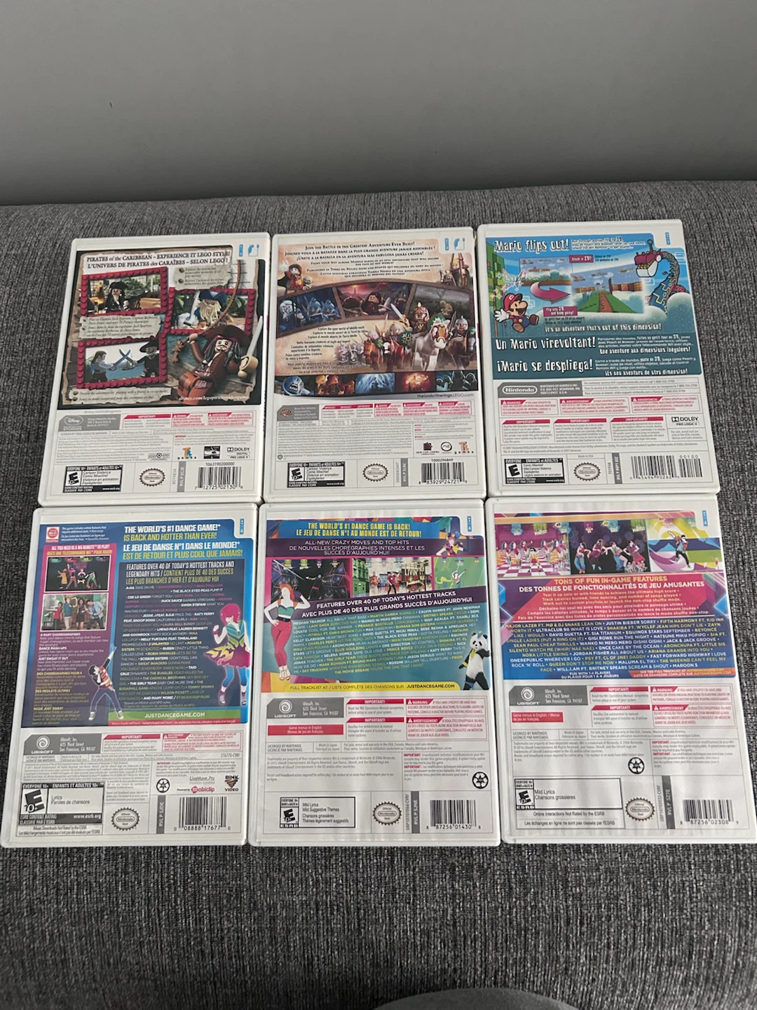 Nintendo Wii Video Games - LEGO, Mario & Just Dance - photo 2