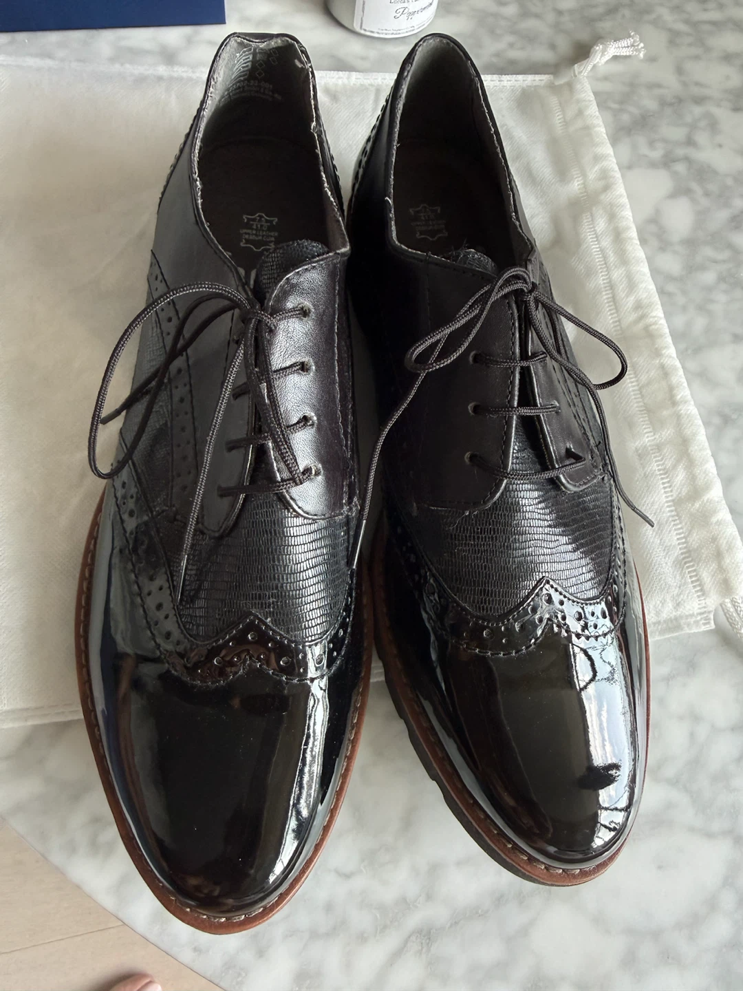 Jana Women's Leather Brogues - Size 7.5