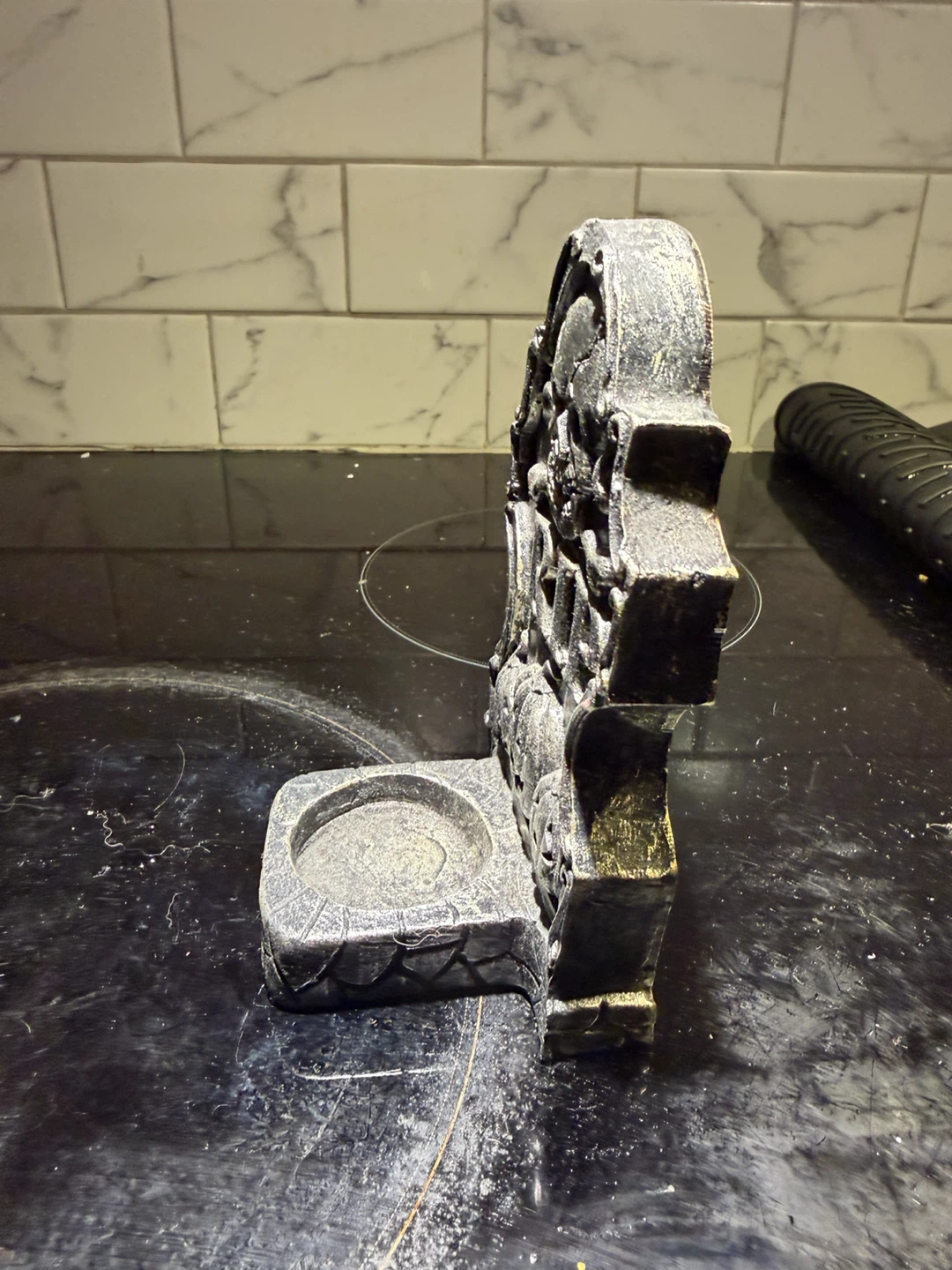 Halloween RIP Tombstone Candle Holder - photo 2