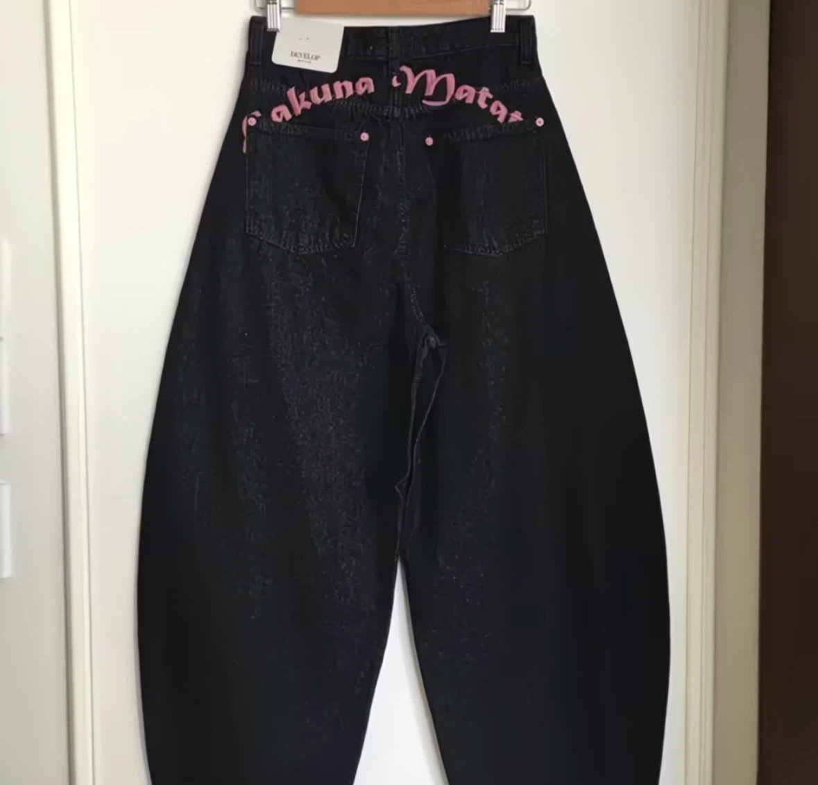 XXS - Cherry Black Baggy Jeans 🍒🖤 - photo 4