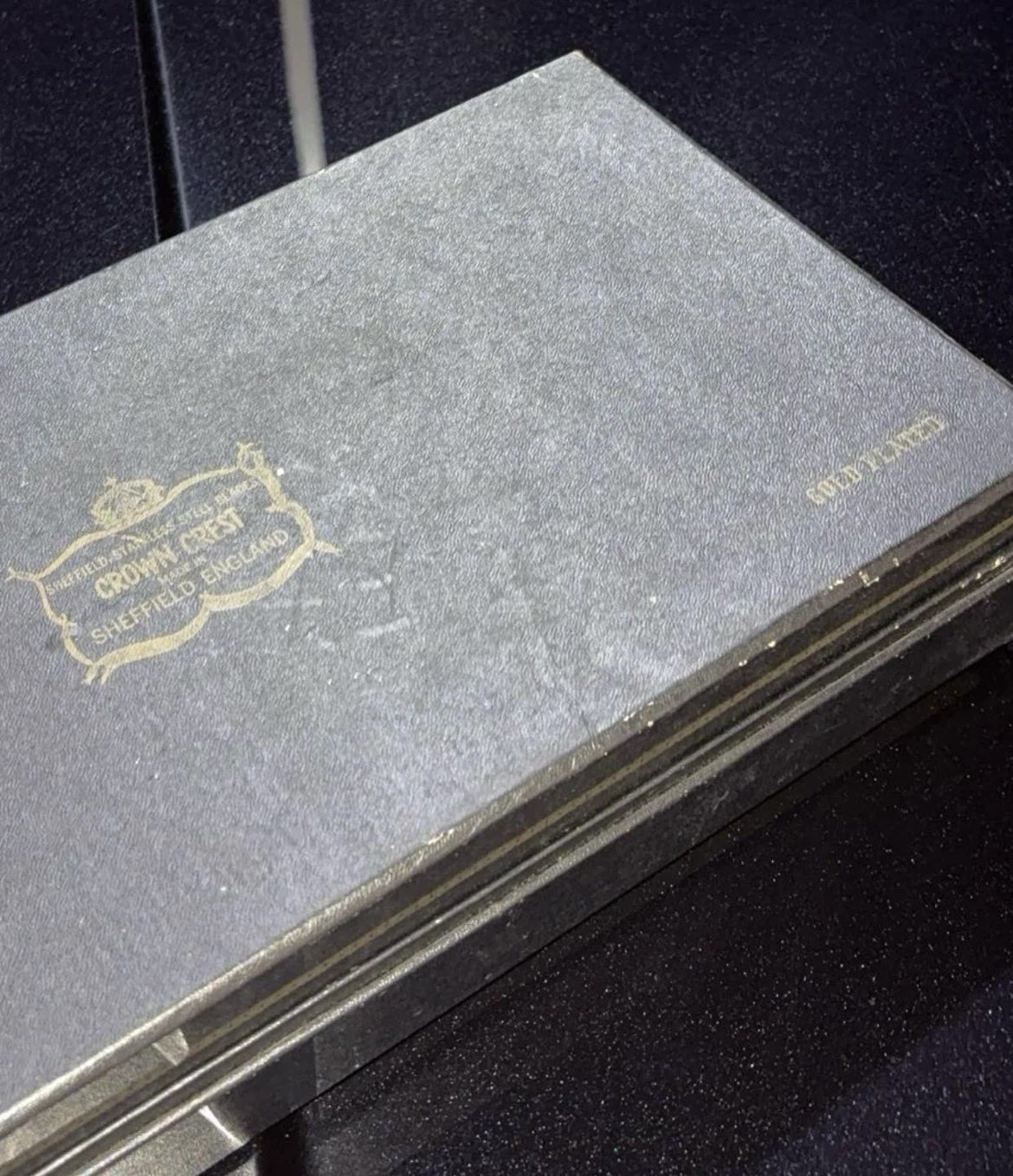 Vintage Crown Crest Cutlery Set, Sheffield England, - photo 4