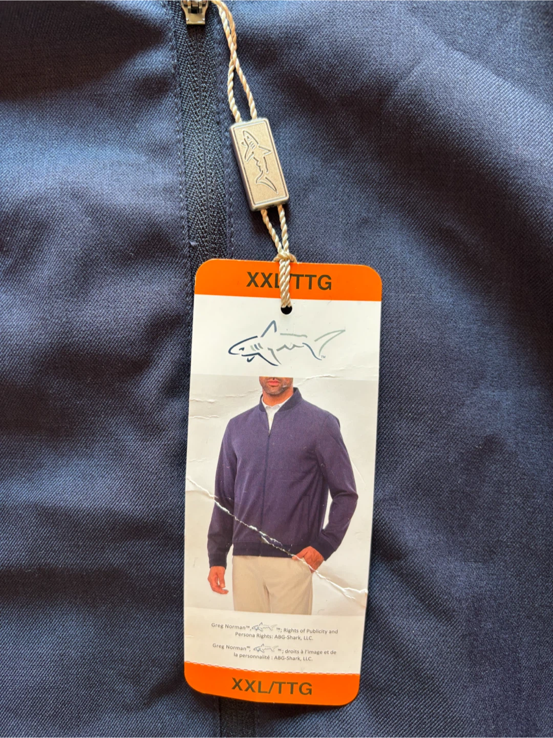Greg Norman Shark Zip-Up Bomber Jacket XXL - photo 2